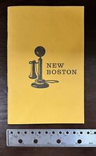 Vintage 1980 New Boston, NH Phone Booklet - Used, Excellent Shape picture