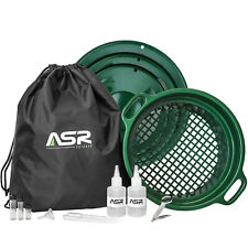 ASR Outdoor 14pc Gold Panning Kit Stackable 1/2 Inch Sifter Backpack Prospecting picture