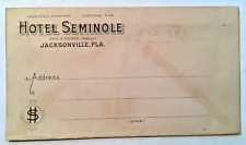 Antique Envelope Letterhead Hotel Seminole Jacksonville Florida c1913 picture