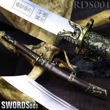 25 inch Rosewood Broadsword Chinese DAO high carbon steel Kangxi Emperor Sword  picture