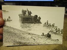 G5 Old MARIETTA OHIO Postcard Landing of Pioneers Reenactment Real Photo River picture