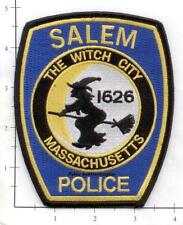 Massachusetts - Salem MA Police Dept Patch - The Witch City - Blue picture