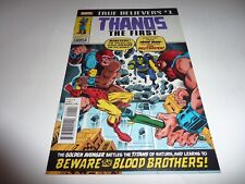 TRUE BELIEVERS #1 Reprints IRON MAN #55 1st THANOS + DRAX Marvel 2018 NM- picture