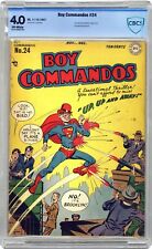 Boy Commandos #24 CBCS 4.0 1947 18-3C1A663-002 picture