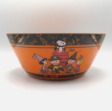 HALLOWEEN PEANUTS DRACULA SNOOPY & FRIENDS MELAMINE CANDY BOWL BNWT picture