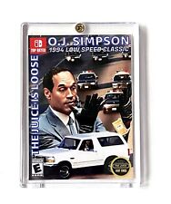 OJ Simpson CUSTOM Chase Trading Card In Collector’s Case picture