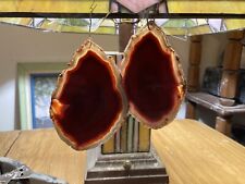 Two Beautiful Polished Translucent Red Jasper Sabs. On Sale  picture