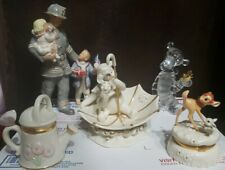 Huge Lenox Estate Lot Of 5 Pieces Disney Tigger Crystal Bambi Winnie Piglet Gold picture