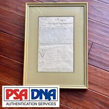 NAPOLEON BONAPARTE * PSA/DNA * Autograph Document Signed Approving Leave picture