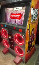 Guitar Hero Arcade, Raw Thrills machine missing guitars and marquee WIILL SHIP picture