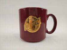 Vintage Bechtel Company Maroon Gold Logo Coffee Mug Cup Tams Made in England picture