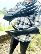 Medieval Nazgul Gloves Set Wearable Costume Steel Gauntlets Armor Gloves GIFT picture