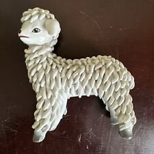 Rare Vintage Spaghetti Ceramic Sheep, Italy #1751 picture