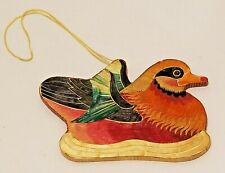 Woven Reed Colorful Duck Ornament 5