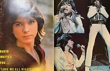 1972 Vintage Magazine Illustration David Cassidy Love Me All Night Long picture