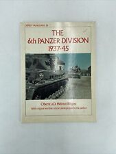 Osprey Vanguard 28 The 6th Panzer Division 1937-45 by Oberst a.d. Helmut Ritgen picture
