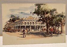 Vintage Disneyland 1955 IllustratedFrontierland “Park Your Guns Cowboy” Postcard picture
