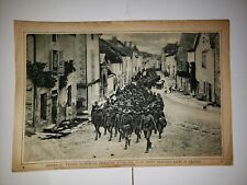 American Troops Marching France Streets 1917 WW1 World War1 Picture picture