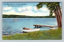 Hathaway Point VT-Vermont, St. Albans Bay, Lake Scenic, Vintage Postcard picture