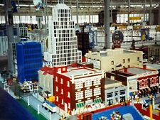 2G Photograph Lego City Display 4x6 Town Model Large Scale Toys picture