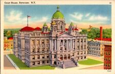 Vintage Postcard Court House Syracuse NY New York 1948                     K-596 picture