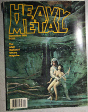 HEAVY METAL Magazine September 1980 Berni Wrightson back cover picture