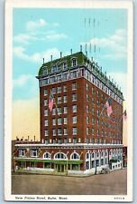Butte Montana MT Postcard New Finlen Hotel Building Exterior Scene 1949 Vintage picture