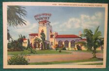 Estate Sale ~ Vintage Postcard - Hollywood Country Club, Hollywood, Florida picture