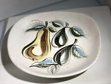Vintage Retro hand painted ceramic plate picture