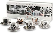 illy Art Collection 2010 Tobias Rehberger Design 6 ESPRESSO Cups & Saucers New picture
