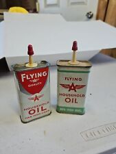 LOT OF 2 FLYING A OIL TINS CANS picture