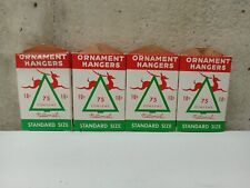 4 Boxes Of Vintage NOS National Christmas Tree Ornament Hangers Hooks 50s/60s picture