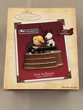 2004 Hallmark Keepsake Ornament Peanuts Love to Dance Linus and Snoopy New picture