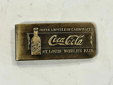COCA COLA ADVERTISING MONEY CLIP ST LOUIS WORLD'S FAIR SAME DAY SHIPPING picture