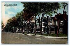 1914 Sixth Avenue Looking West Third Street Clinton Iowa Posted Antique Postcard picture