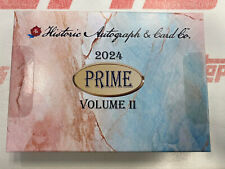 2024 Historic Autographs Prime Volume II Premium Box (2 DNA & 1 Patch or Cut) picture