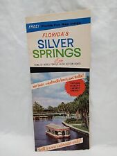 1965 Florida's Silver Springs Map Travel Brochure picture