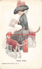 James Montgomery Flagg, Taylor Platt No 751, Going Away,Woman Surrounded by Dogs picture