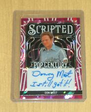 2024 Leaf Pop Century Metal autograph auto PINK Crystals SCRIPTED Don Most 1/4 picture