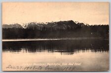 Postcard Olympic Mountains, Washington from Hood Canal T129 picture