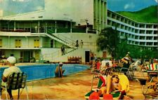 vintage postcard- Cunard line St. Thomas, VIRGIN ISLANDS - Hotel posted 1958 picture