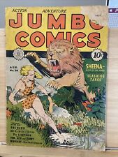 Jumbo Comics  # 30 1941 Fiction House 1.5-1.8 Intact book picture