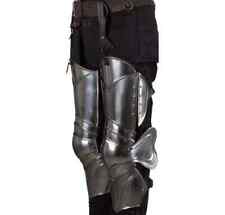 Halloween Medieval Knight Armor Leg Costume Full Steel Guard Greaves Gothic Set picture