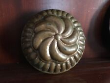 Antique French Brass Kitchen country jelly mold picture