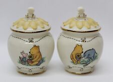 Lenox Disney Winnie The Pooh Garden Porcelain Salt Pepper Shakers picture