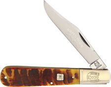Rough Rider Rams Horn Handle Big Daddy Stainless Folding Clip Blade Knife 1595 picture