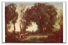 Morning Dance of the Nymphs Painting Jean-Baptiste-Camille Corot Postcard W22 picture