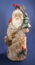 Delightful Christmas Noel Santa Figurine Holiday Winter Home Decor   picture