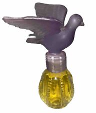Vintage 80's Delagar Royal Dove Parfum 1 oz. Frosted Purple Dove. Never Used picture
