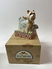 Jim Shore HEARTWOOD CREEK Yorkshire Terrier PJ Figurine 2007 Decor 4009745 NOB picture